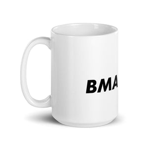 White glossy mug