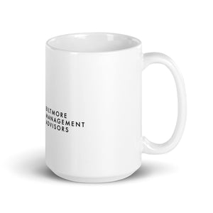 White glossy mug